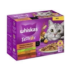 Whiskas Tasty Mix Multipack Country Collection en sauce 12 x 85 g^ Nourriture Humide