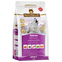 WOLFSBLUT Adult VetLine Renal, poulet 2 kg^ Croquettes|Régime Rénal