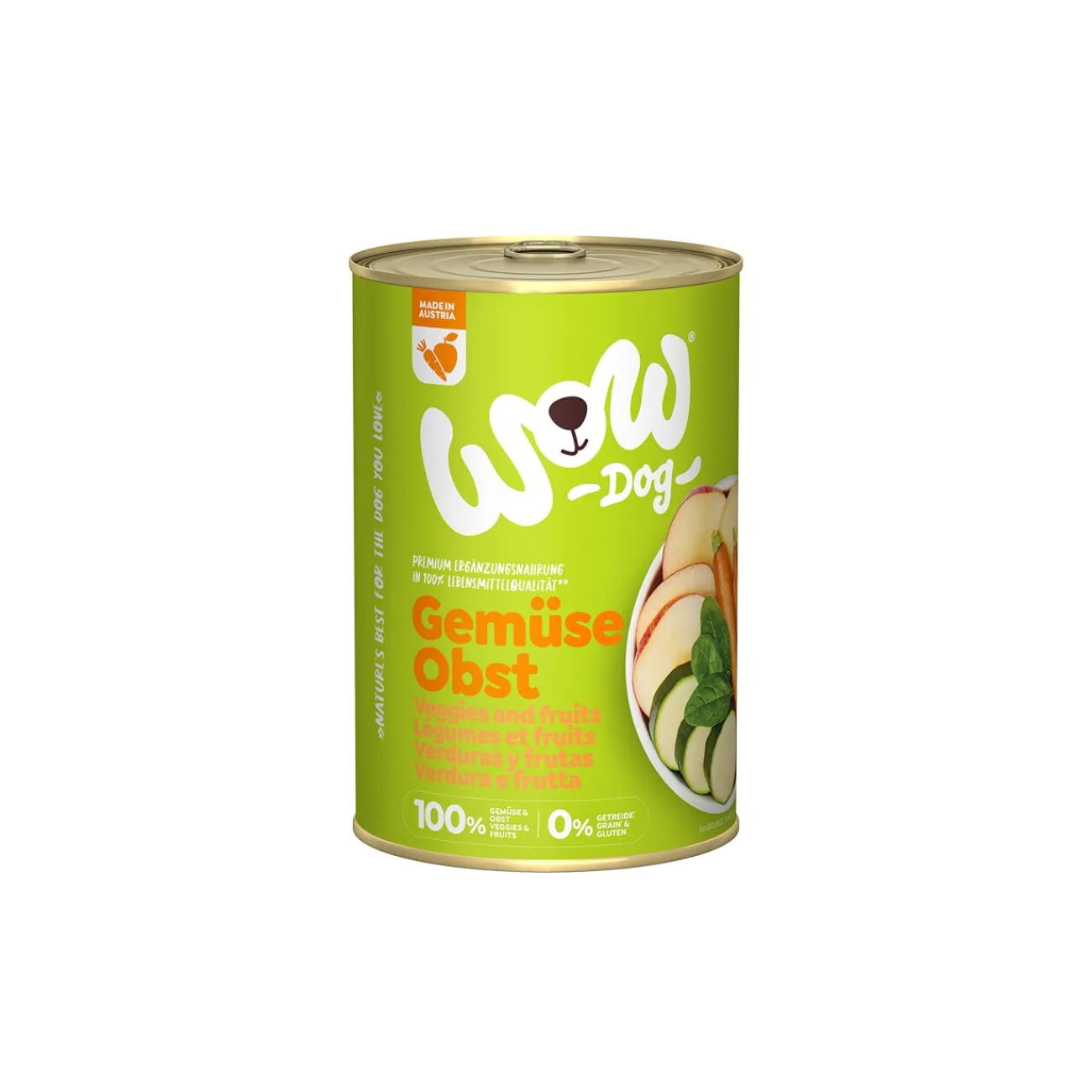 WOW 100 % légumes et fruits Adult 6 x 400 g^ Nourriture Humide