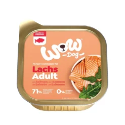 WOW nourriture humide pour chien, adulte 11x150 g Saumon^ Nourriture Humide