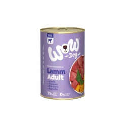 WOW nourriture humide pour chien, adulte 6x400 g Agneau et potiron^ Nourriture Humide