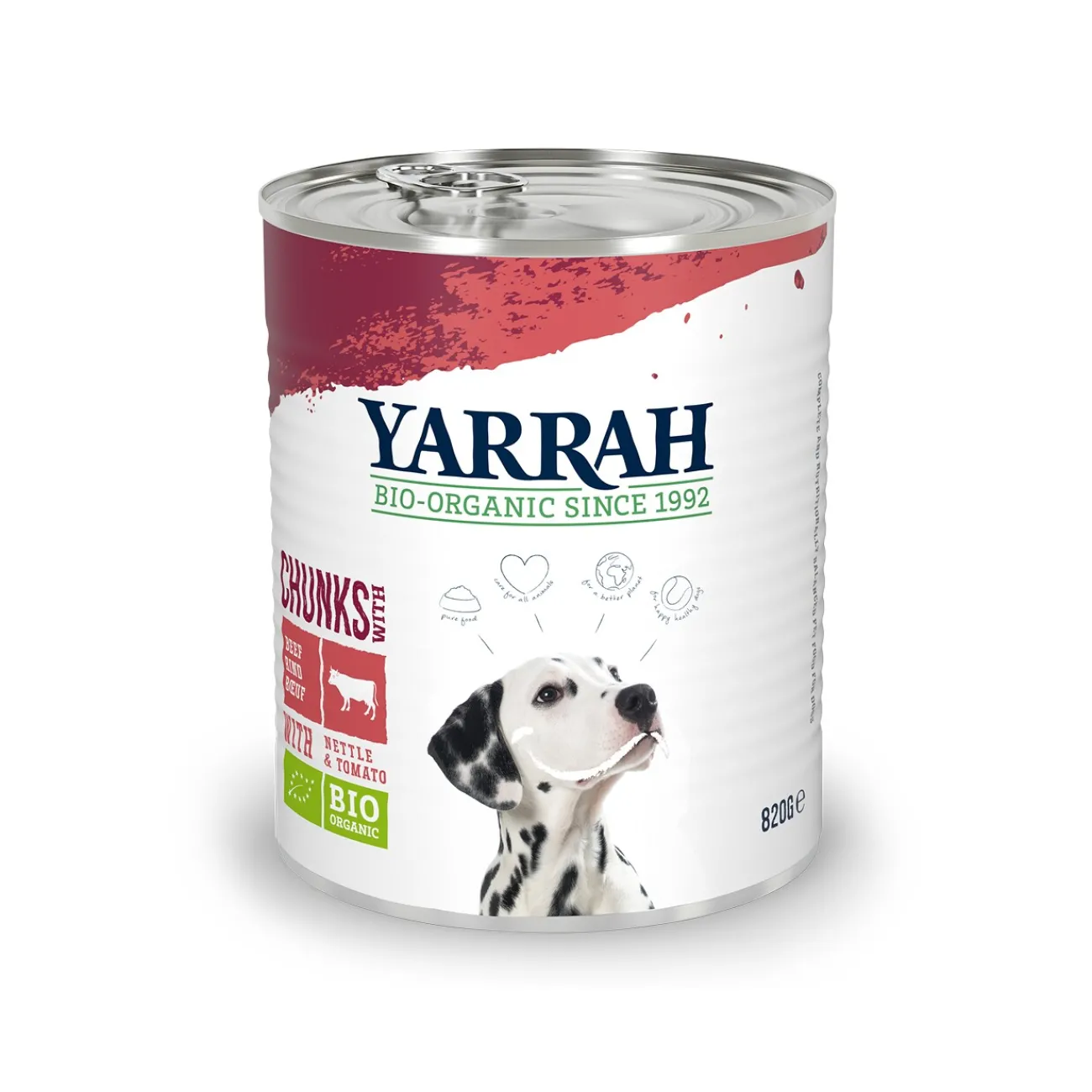Yarrah Bio Adult 6x820 g Bœuf^ Nourriture Bio|Nourriture Humide
